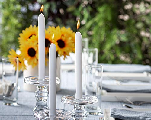 Bolsius 906267 White Candlesticks Bulk Pack 50 Count - Unscented Dripless 11.5 Inch Household & Dinner Candle Set - 12+ Burn Hours thumb #4