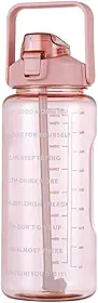 Garrafa de Água 800Ml Litros com Canudo para Esportes Academia Corrida Acampamento Escola Squeeze Casa Buritis (Rosa)