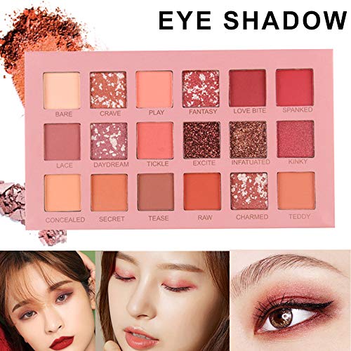 Dušial 18 Colors Shining Matte Eyeshadow Pearlescent