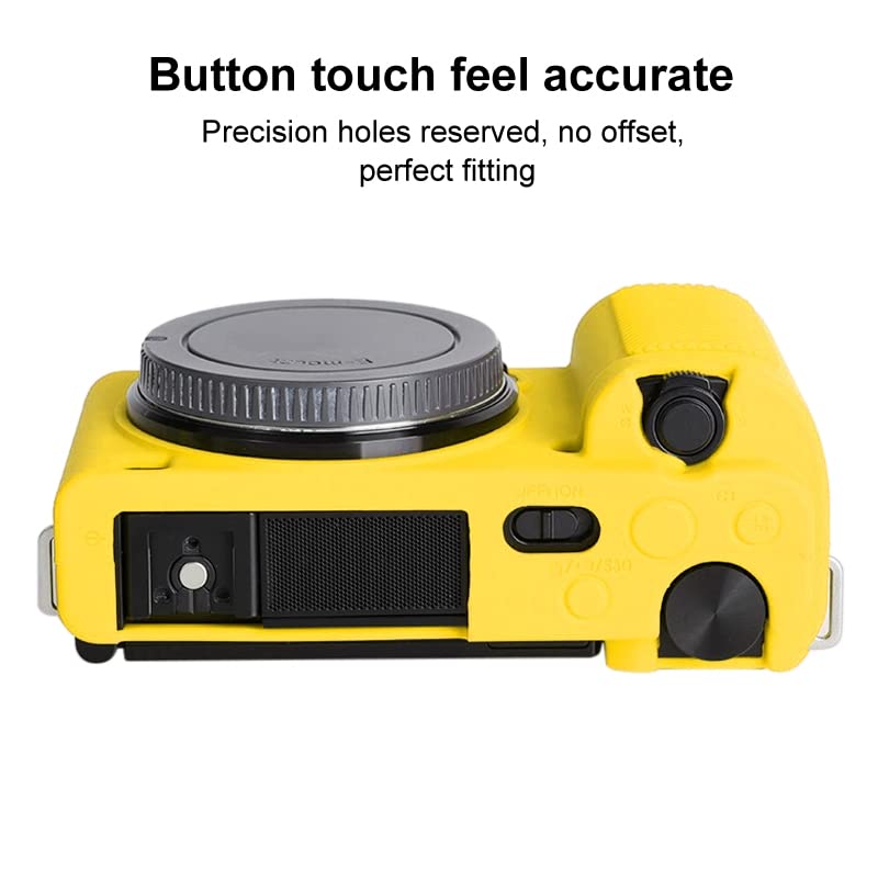 Image of Havilah for Sony ZV-E10 Soft Silicone Protective Camera Case (Yellow)