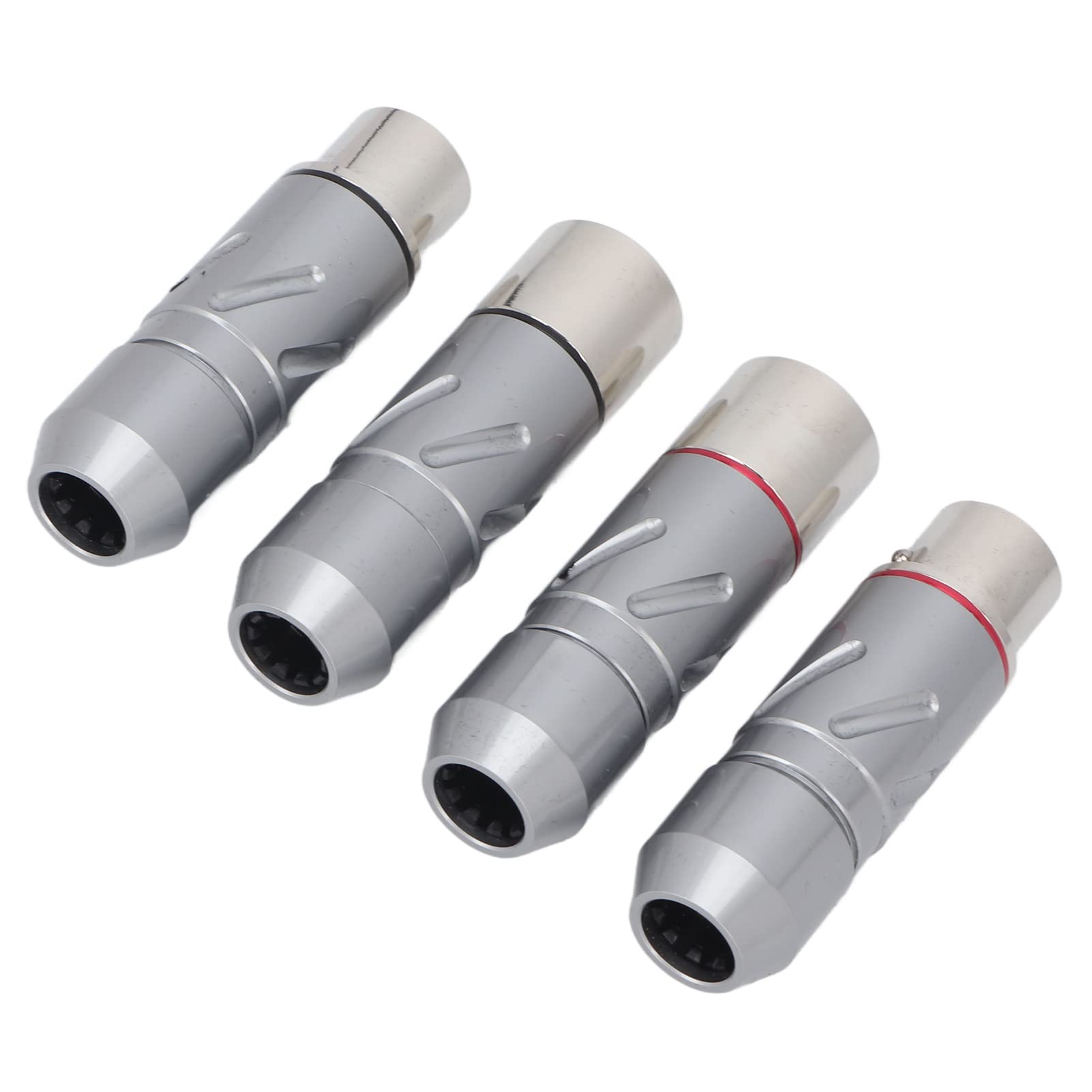 Cocoarm 3 Pin XLR Adapter, 4 Pack Pure Copper Plated