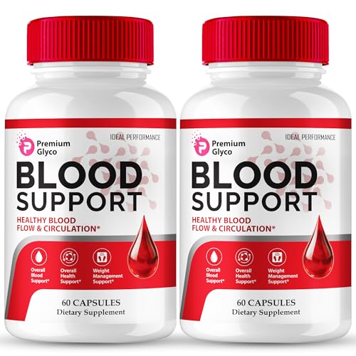 Premium Glyco Capsules, Official Premium Glyco Advanced Blood Formula Supplement Pills - Maximum Strength, All Natural Healthy Circulation & Stable Levels, PremiumGlyco Health Reviews (2 Pack)