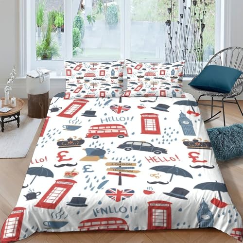 Parure de lit microfibre 3d haute densité housse de couette douceur - 4