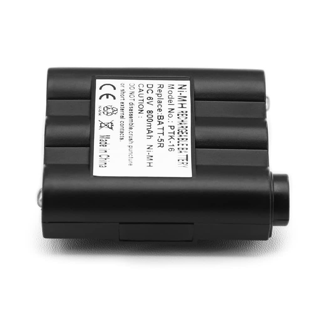 2 Batteries pour Midland Alan G7 G7XT G7PRO G9 G9PLUS G9PRO 800mAh 6V | pour Radio GXT950, PB-ATL/G7 BATT-5R AVP-7, Ni-MH Rechargeable, Talkie Walkie