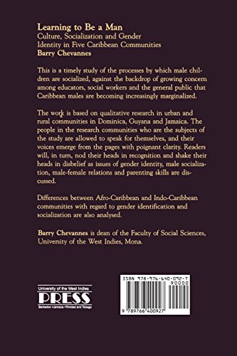 Learning to Be a Man: Culture, Socialization, and Gender Identity in Five Caribbean Communities
