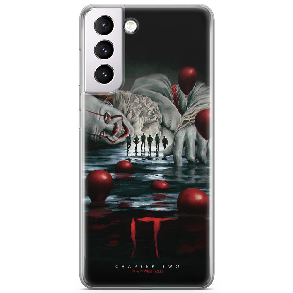 ERT GROUP mobile phone case for Samsung S21 PLUS original and officially Licensed Horror pattern It 022 optimally adapted to the shape of the mobile phone, case made of TPU