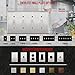 ENERLITES Toggle Light Switch Metal Wall Plate, Corrosion Resistant, Size 4-Gang 4.50