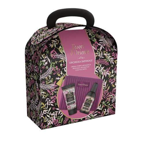 Tesori d'Oriente Set Regalo, Profumo Aromatico 100 ml e Crema