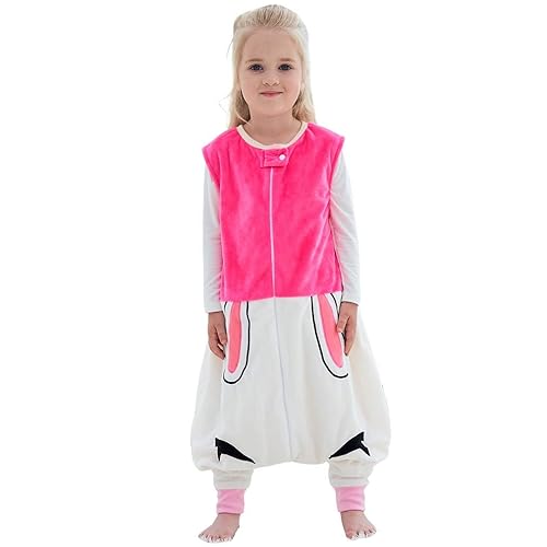 MICHLEY - Saco de dormir para bebé con pies, manta de invierno y primavera para bebés