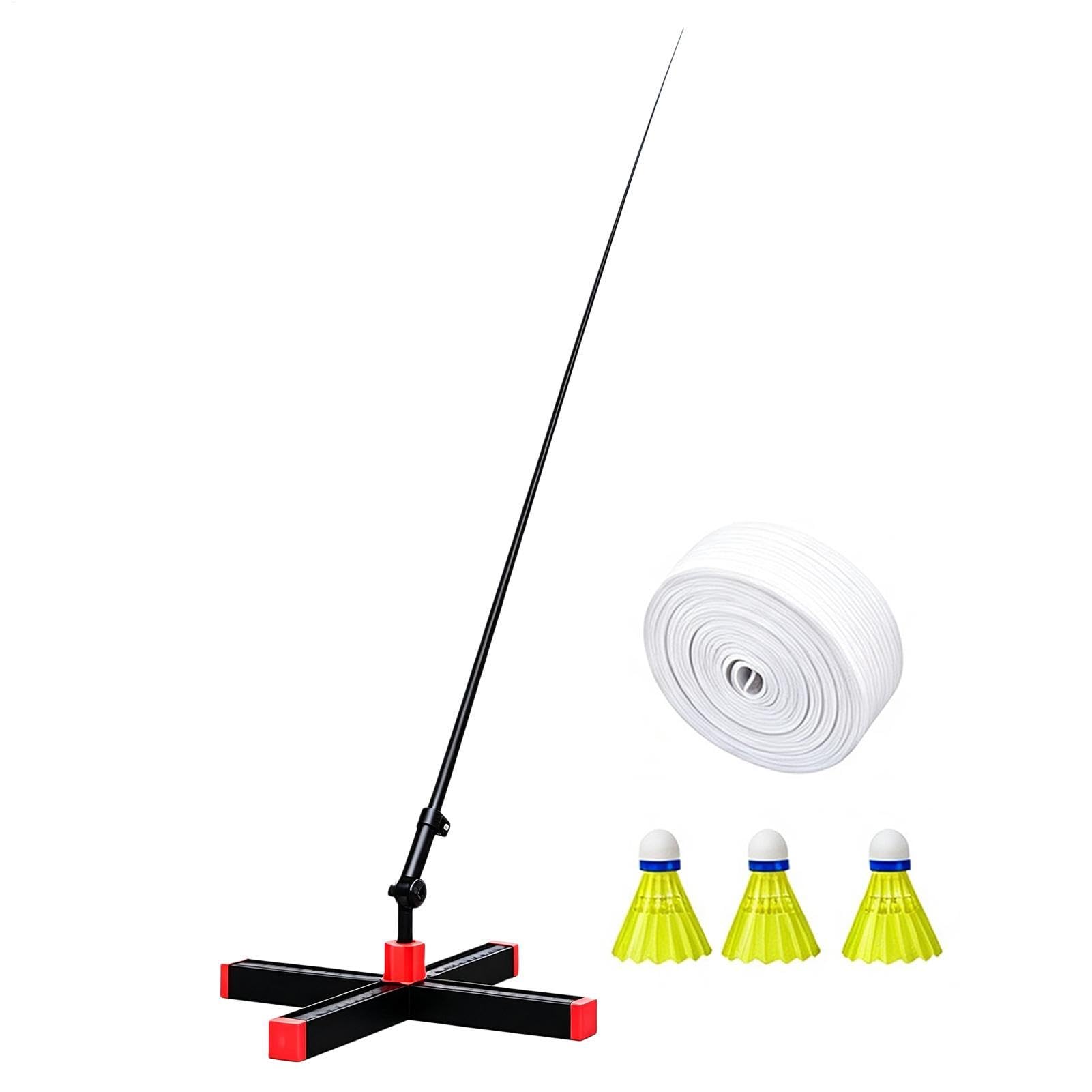 Allenatore Di Rimbalzo Da Badminton Strumento Auto-Esercizio Rimbalzo | Strumento Di Auto-Allenamento Per Badminton Per Donne Uomini Ragazzi Uso Interno Esterno Casa E Giardino