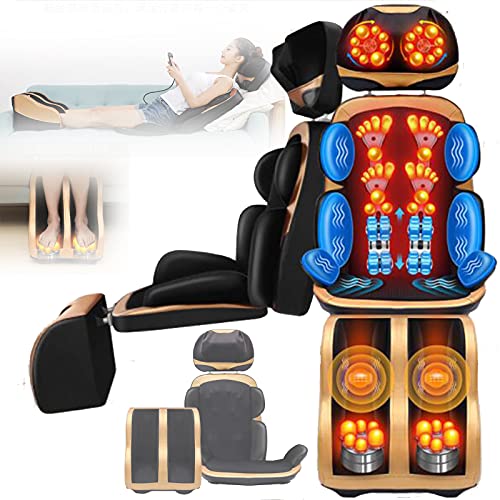 Elektrische Ganzkörper-massagematte, Multifunktionaler Ganzkörper-massagestuhl Kissen Schulter- Und Nackenmassagegerät Bein, Sohle, Taille Und Rücken, Fußrollen-schabmassage Cover