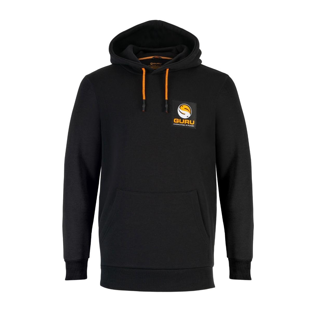 Korda Guru Patch Hoodie Black Size Large | Match Fishing Hoodie