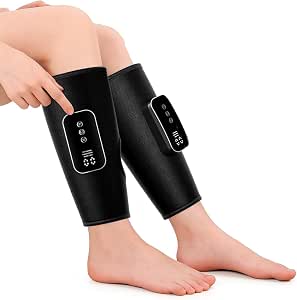RIGHTMELL Cordless Leg Massager with Heat and Compression