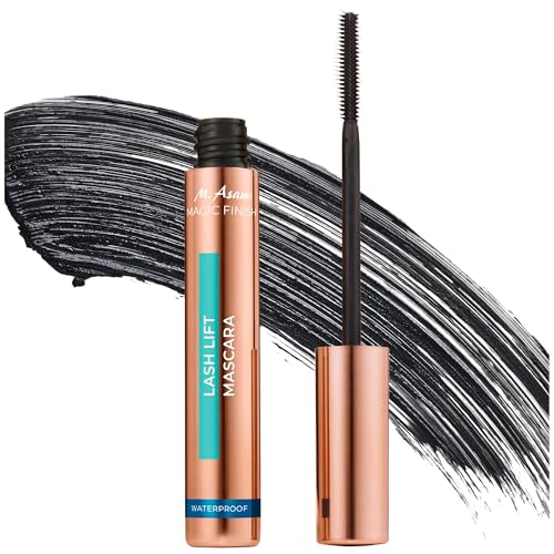 M. Asam MAGIC FINISH Lash Lift Mascara Waterproof Deep Black (10 ml) - Wasserfeste Wimperntusche mit Lifting-Bürste Für Volumen Lange Wimpern & Schwung Vegan