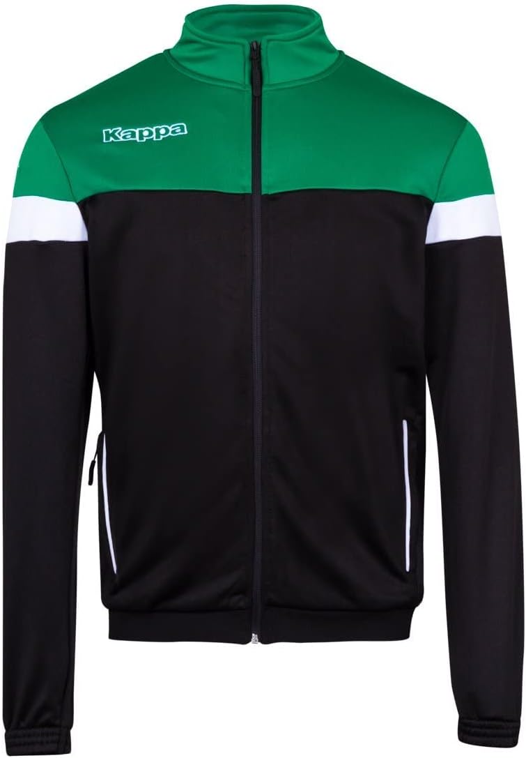 Kappa VACONE JKT Veste pour Homme, Noir/Blanc, S