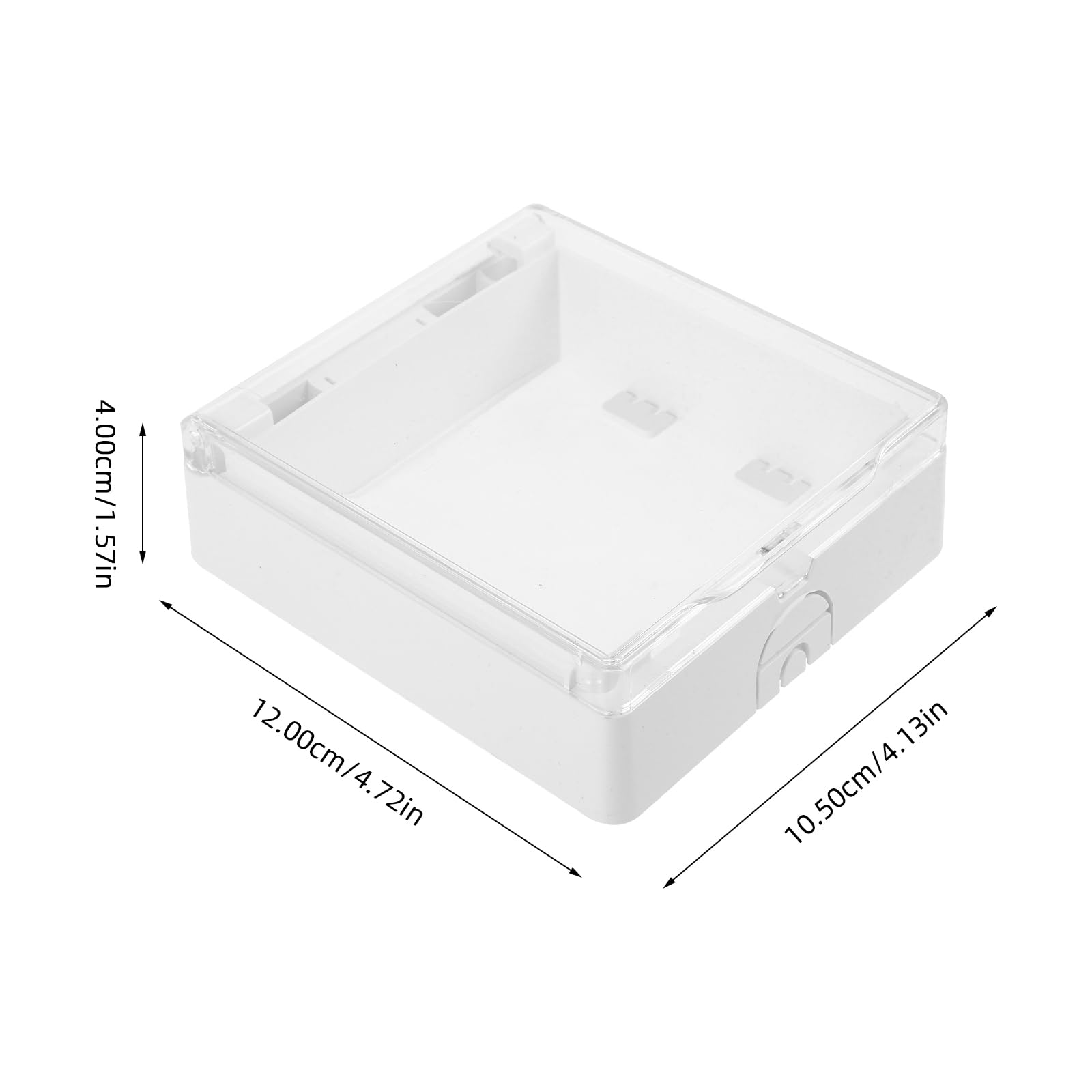 Veemoon Waterproof Outlet Cover, Adhesive Wall Outlet Cover Outdoor Socket Protection Cover Baby Proofing Box Socket Flip Protector for Indoor Outdoor (86 Type)