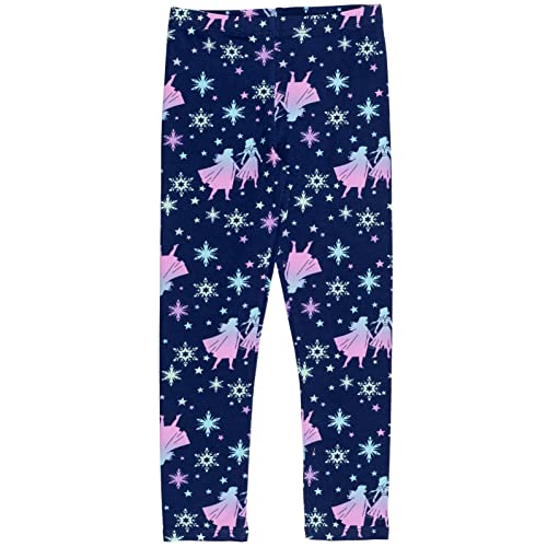 Disney Frozen Anna Elsa Olaf Little Girls 4 Piece Outfit Set: T-Shirt Tank Top Legging Shorts 6 #TOP7