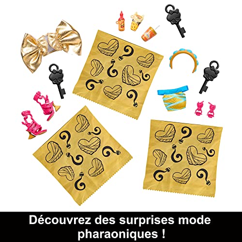 Monster High Coffret Monstrueux Secrets Cleo De Nile avec Poupée Habillage Casier Et Plus De 19 Accessoires Jouet Enfant Dès HKY63 - vue 4