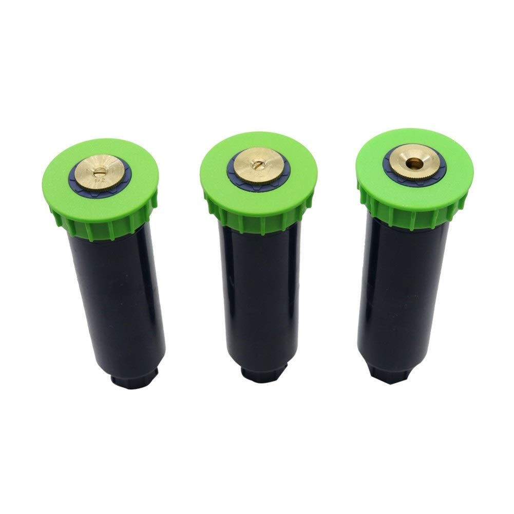 Irrigatore da Giardino 5 Pezzi Irrigatori Pop-up Regolabili con Filettatura Femmina da 1/2 "90-360 Gradi Irrigatore Automatico Retrattile for irrigazione del Prato