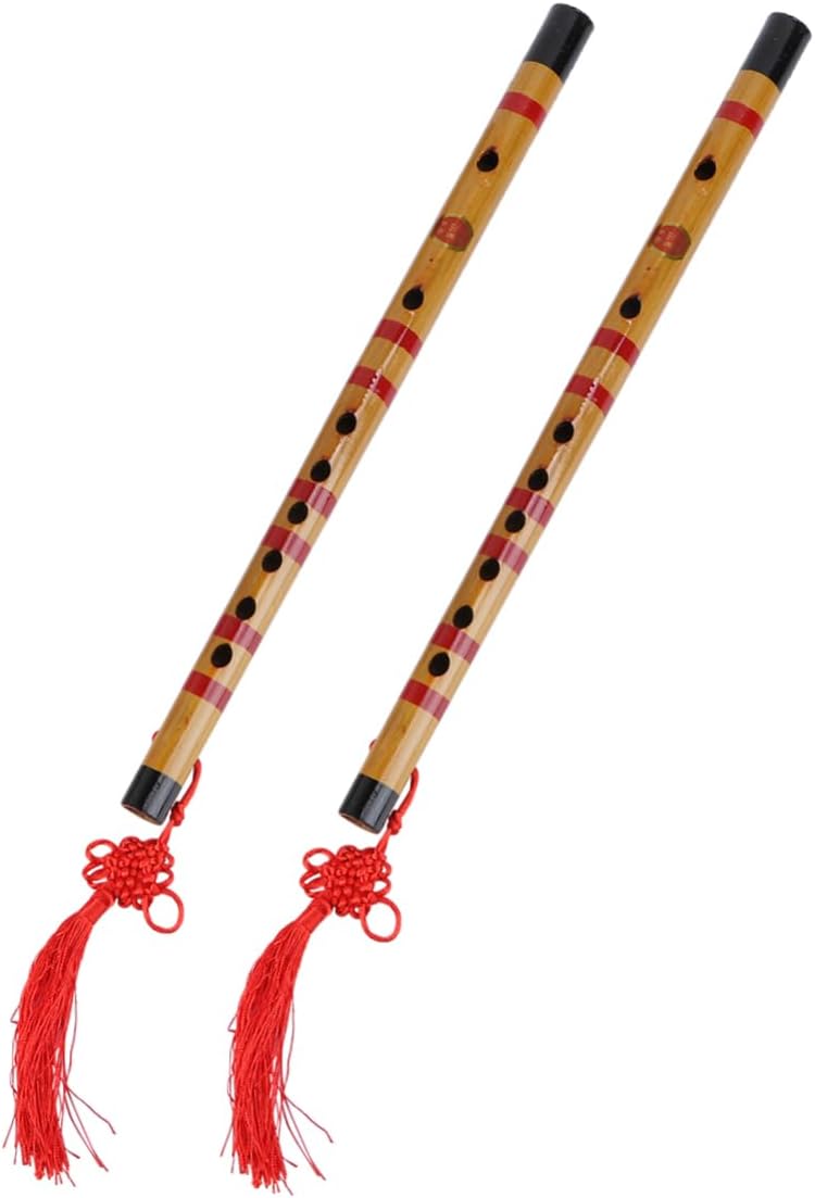 Toyvian 1 Bamboo Flute Chinese Handmade Chinese Flute Wooden Flute Chinese Dizi Flute Bamboo Dizi Flute American Flute Wood Flute Traditional Flute Musical Instrument Piccolo Major