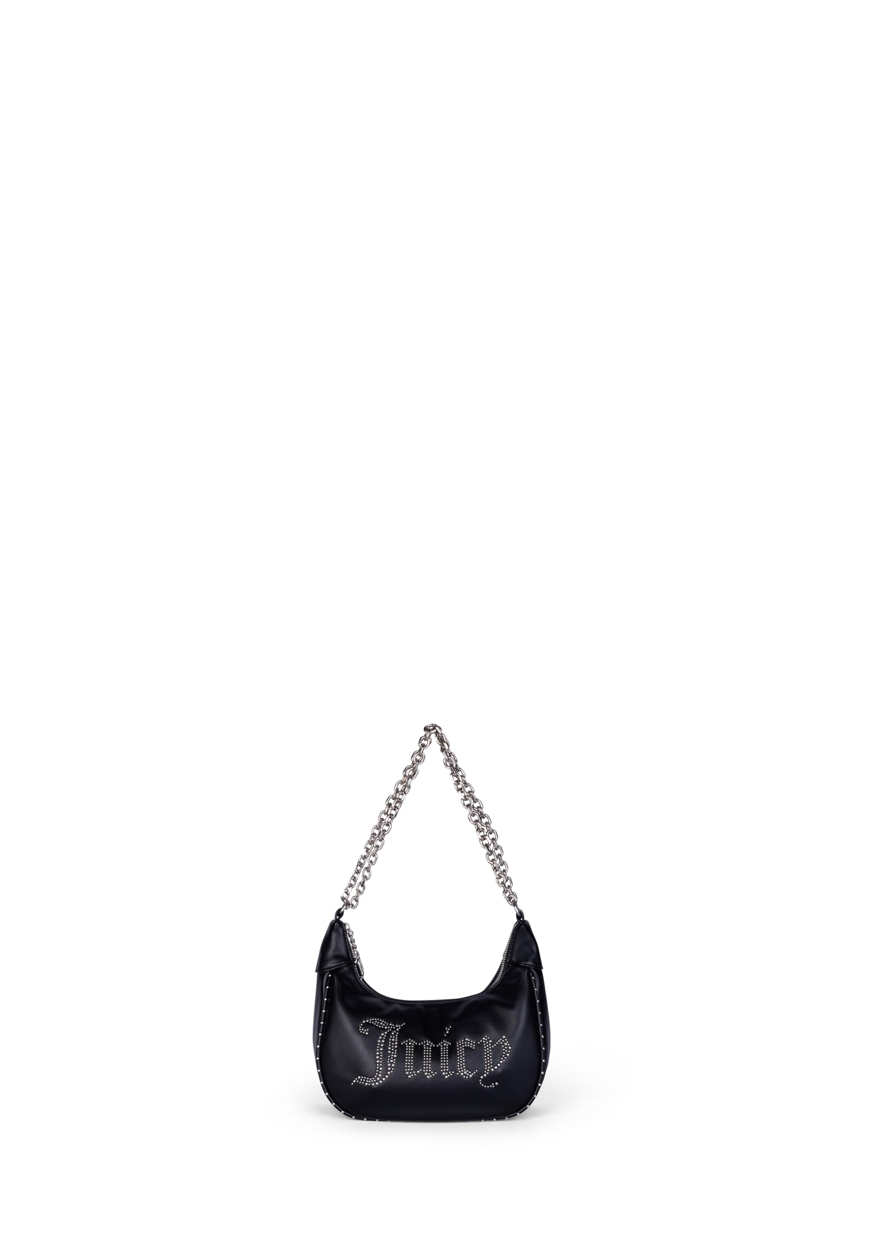Juicy Couture - Borsa hobo in poliuretanica, nero (25 X 8 X 15 cm)