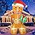 OurWarm 8FT Christmas Inflatable Outdoor Decoration, Christmas Inflatables Gingerbread Nutcracker Christmas Blow Ups with LED Lights, Inflatable Christmas Decorations Outdoor for Xmas Lawn Yard Decor