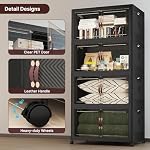 Stackable Storage Bins with Lids, 720QT Lockable Storage Cabinet - Image 6