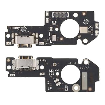 WOWMAX Fast Charging PCB Board for Redmi Note 12 5G, USB Type-C Port Flex Cable, Replacement Spare Part