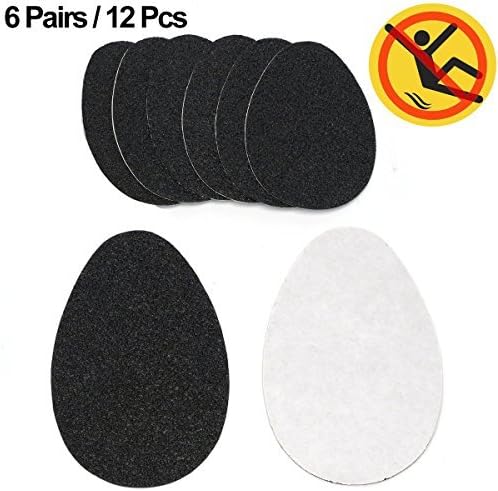 6Pairs Anti-slip Shoe Grips, AUSAYE Self-adhesive Anti-slip High-heeled Shoes Sole Protector Pads Sticker Rubber
