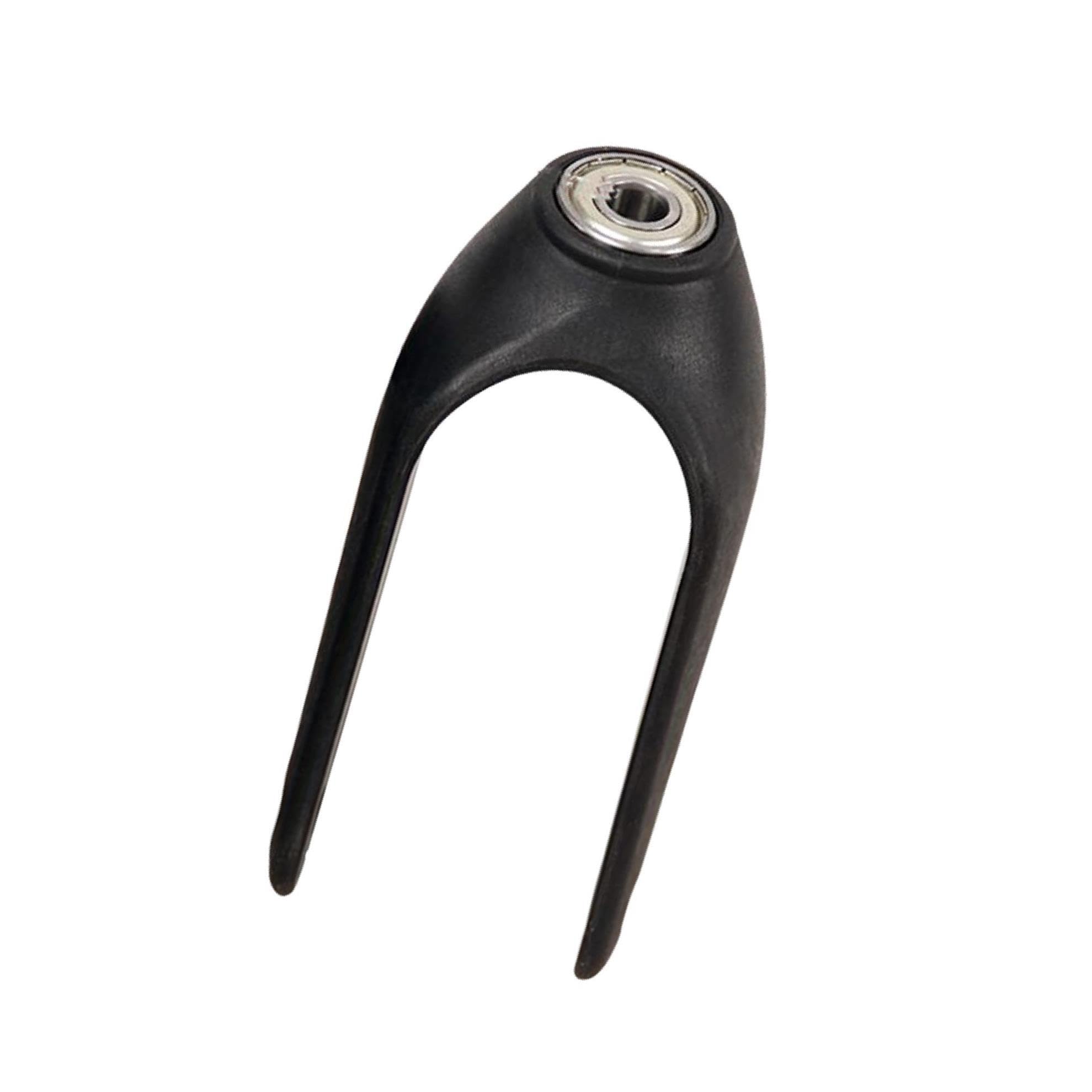 mophrati Reliable Front Fork for Wheelchair Strong and Wear-Resistant ABS Wheelchair Caster Forks Wheelchair Replacement , 8 inch