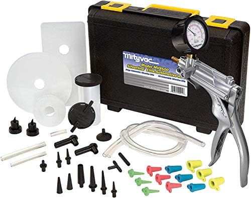 Mityvac MV8500 Silverline Elite Automotive Test Kit Provides Both Vacuum and Pressure to Perform Engine Performance Diagnostics, Brake Bleeding,