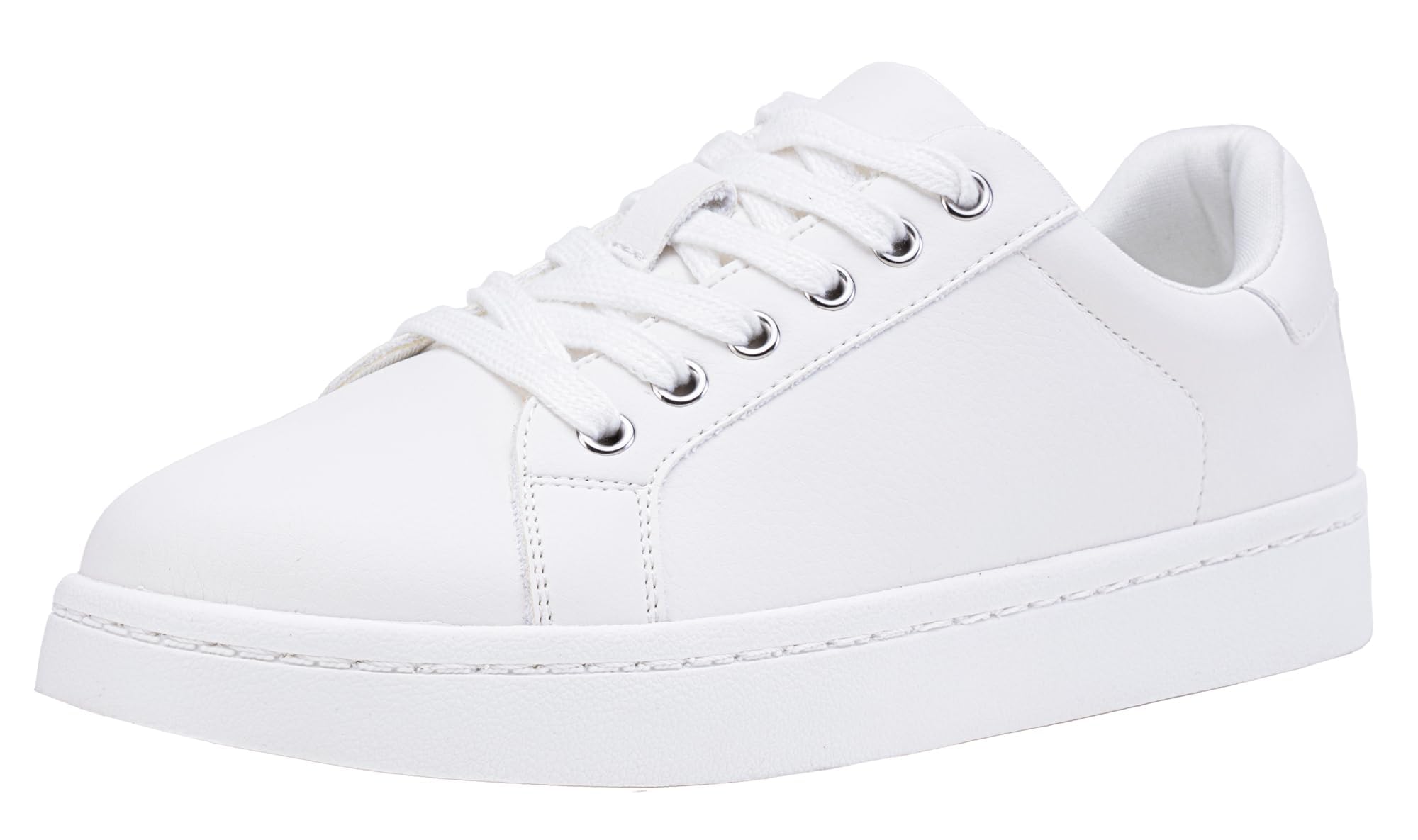 Women's Lace-Up Walking Sneakers, Casual Low Top Shoes 8003