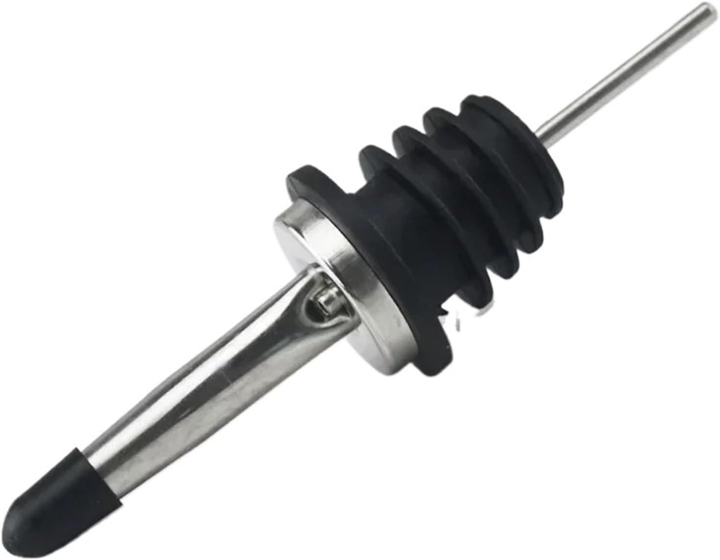 Bottle Pourers 20pcs Stainless Steel Stopper For Bottle Wine Pour Bar Cocktail Shaker Fancy Mouth Drain Accessories(Long cap)