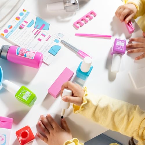 Image of Melissa & Doug Love Your Look Pretend Nail Care Play Set - 20 Pieces for Mess-Free Play Mani-Pedis (Does NOT Contain Real Cosmetics), Pink