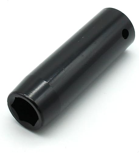 Miniatura 3 de TEMO Zócalo profundo de impacto Cr-V de 6 puntos y 12 pulgada de 916 pulgadas