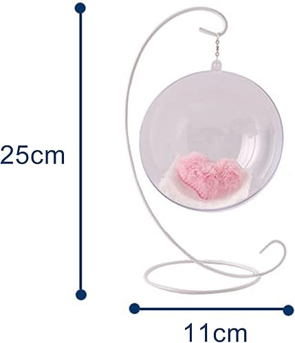 Miniatura 7 de Mini silla columpio para casa de muñecas, hamaca en miniatura para casa de muñecas con almohada de corazón, escala 112, casa de muñecas en