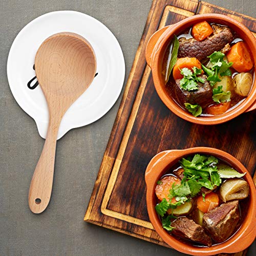 image for Ultimate Hostess Oversized Spoon Rest for Kitchen - 2 Pack - White Cer