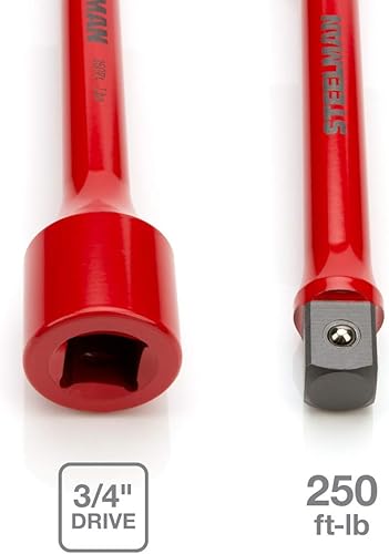 Miniatura 3 de Steelman Unidad de 34 pulgadas, extensión de impacto limitante de par de 250 ft-lb, la barra se flexiona para absorber el par excesivo, sin