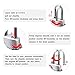TSA Approved Luggage Locks TSA Combination Lock, Blingco 4 Digit Combination Padlocks for Travel Luggage Suitcase Backpack School Gym Locker Baggage Case Locker (Silver 2 Pack)
