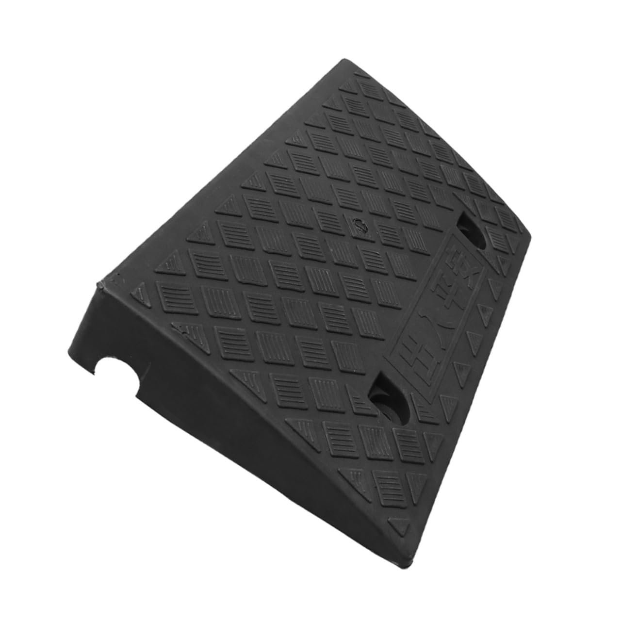 Rampa per Soglia Auto in Plastica Nera, Resistente e Facile da Installare, per Gradini e Marciapiedi, Rampe per Carico e Disabili