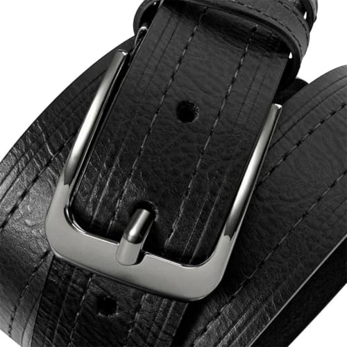 Men's Luxury Rotatable Pin Buckle Belt, Reversible Cowhide Jeans Strap4