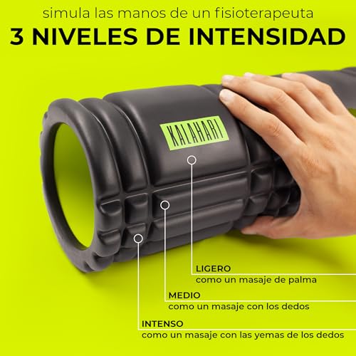 Rulo masajeador muscular KALAHARI con bola doble para trigger points 2