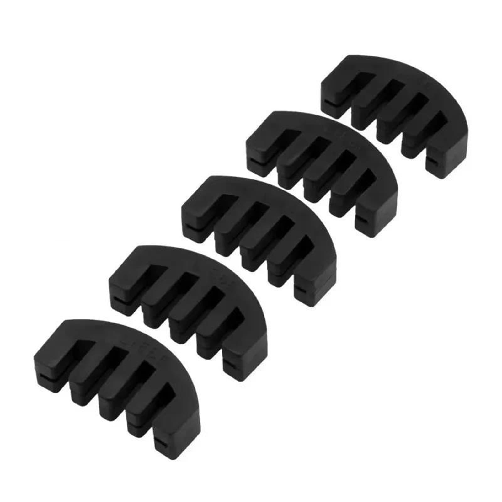 Accessori Per Strumenti A Violino Muto Per Pratica Del Violino Nero Durevole E Silenzioso Riduci Il Suono(10pcs)