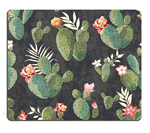 Pingpi Gaming Mouse Pad Custom,Vintage Cactus Mouse Pad #TOP13