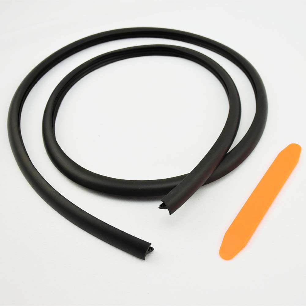 BAISHENG1.6M door rubber sealing strip windshield sealing strip dustproof anti-noise sealing strip trim for car dashboard windshield edge