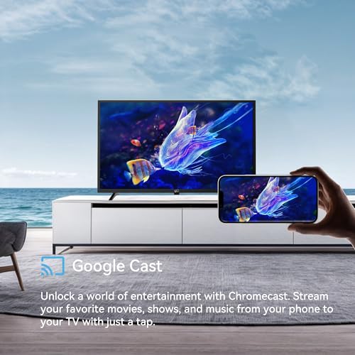 Image of FPD 43 Inch Smart TV Flat Screen Frame LED Television Full HD 1080p Google Cast Built in, Streaming Live Ultra Thin HDR10 Android TV, Bluetooth, Vesa, Hdmi, WiFi (Palette-Series 2026)