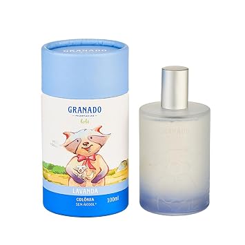 Granado - Linha Bebe - Colonia Lavanda Sem Alcool 100 Ml - Baby Collection - Lavender Eau De Cologne 3.38 Fl Oz