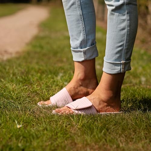 Kilter Women's Nova Cushioned Slip-On Summer Slider Sandal with Adjustable Strap - Blush Pink - 5 UK - Image 4