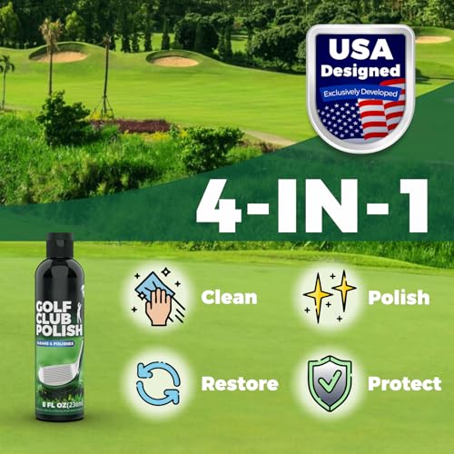 8 oz Golf Club Polish with Towel