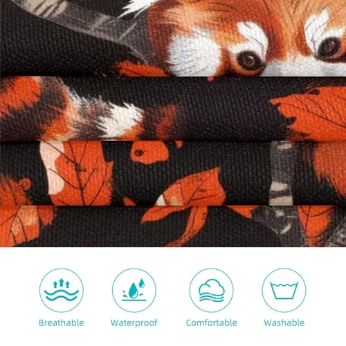 Tablier de cuisine multicolore One size imprimé panda rouge et baies